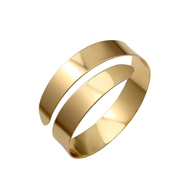 Arm Cuff Manufacturer - OEM Polishsed Adjustable Gold Upper Arm