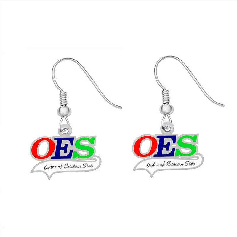 Greek Earrings Factory - OEM New Arrival Sorority Mason Pendant