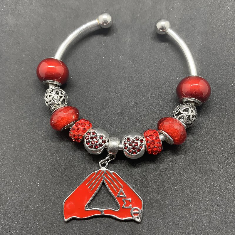 Beaded Bangle Factory - OEM High Quality DIY Red White Delta