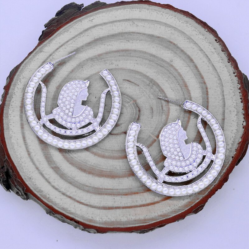 Masonic Earrings Manufacturer - OEM Stylish Pearl Daughter of Isis