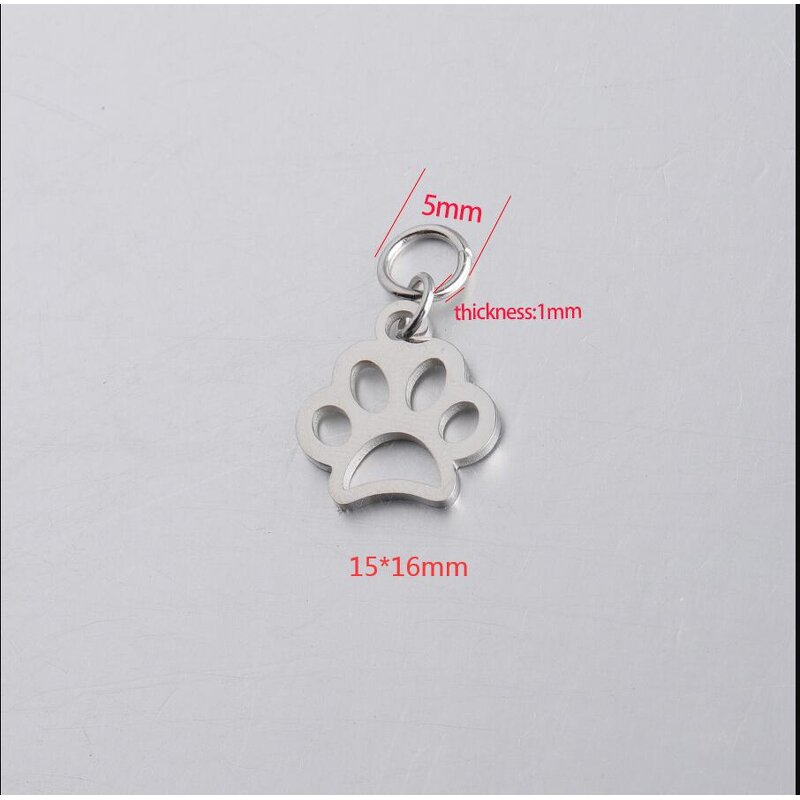 Pet Paw Print Pendant Manufacturer - OEM Personalized Cat Dog Charm