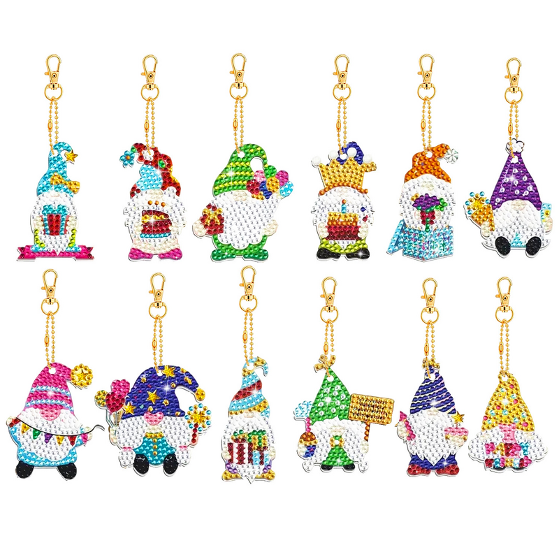 Diamond Painting Keychain Factory - OEM 5D DIY Cartoon Unicorn Dinosaur Ornament