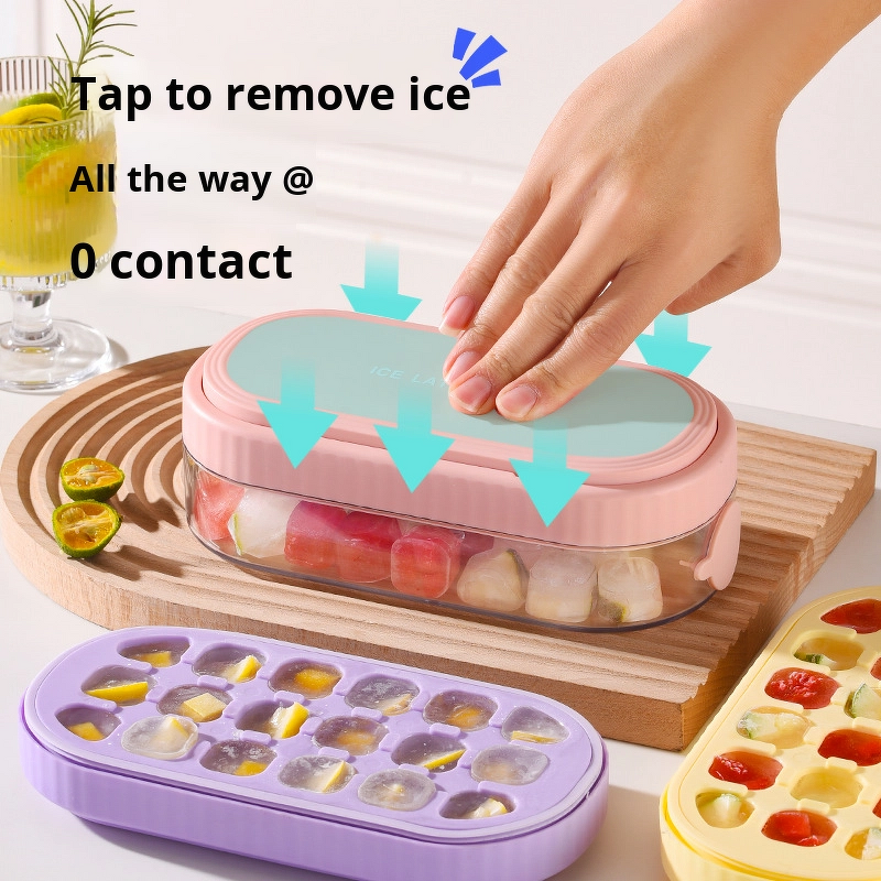 Ice Cube Bottle Factory - OEM Portable Eco-Friendly 2-in-1 with Straw Summer