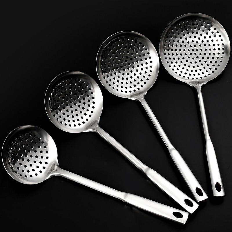 Skimmer Spoon Manufacturer - OEM Food Grade Stainless Steel for Hotpot Noodles