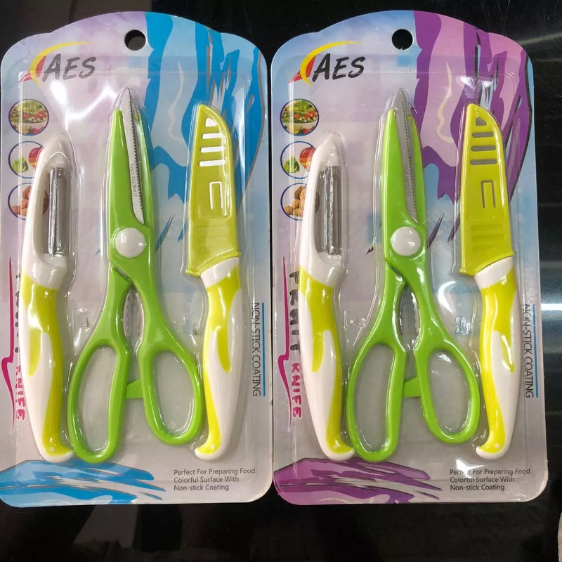 Kitchen Knife Set Factory - OEM Professional 3-Piece Stainless Steel Gadgets