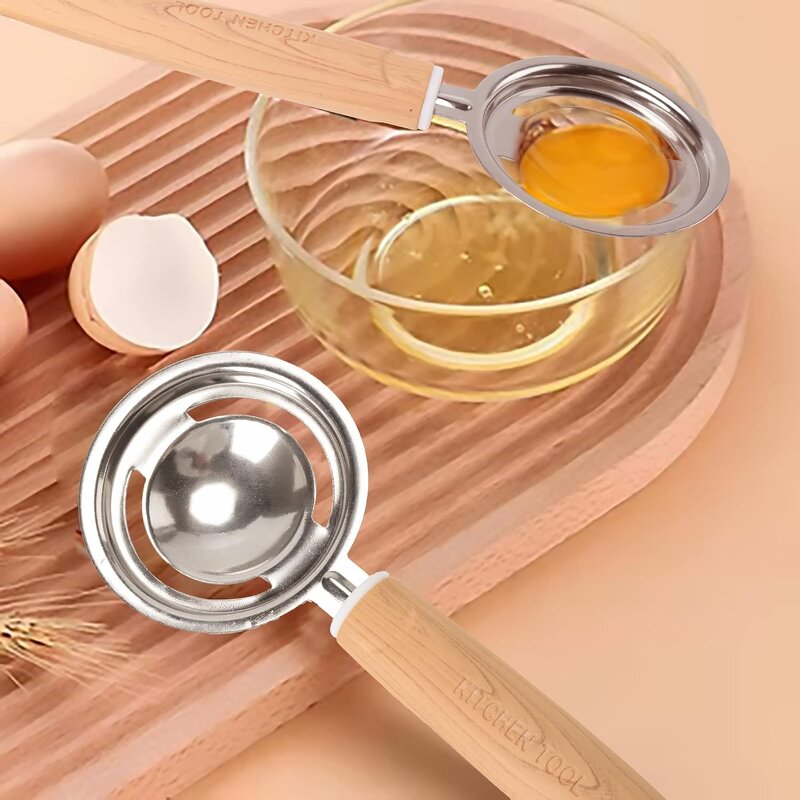 Egg Separator Supplier - OEM Manual Stainless Steel Metal Kitchen Tool