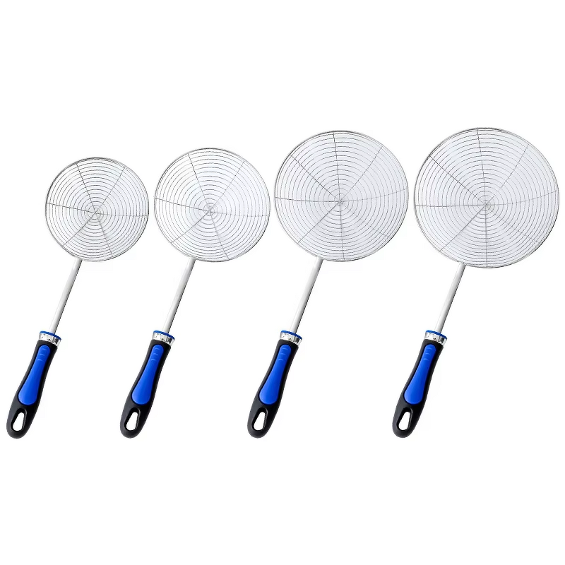 Kitchen Gadgets Supplier - OEM Hot Selling Two-Color Handle Metal Skimmer