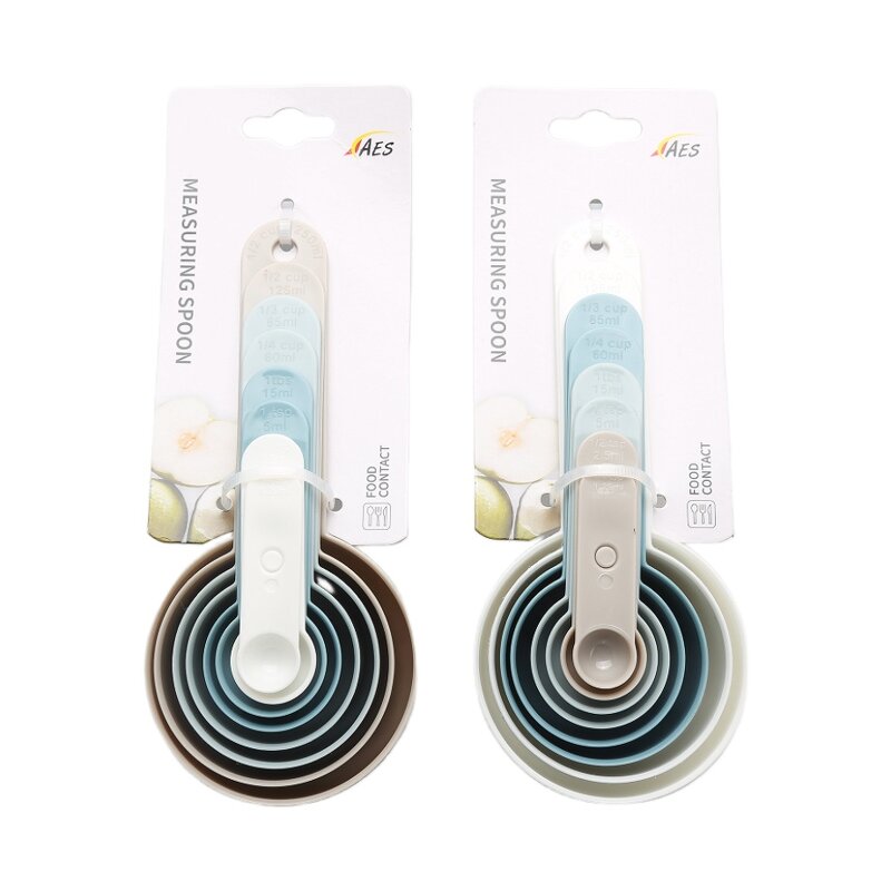 Measuring Cups Set Manufacturer - OEM Hot Sale 8pcs Plastic Kitchen Baking Tools