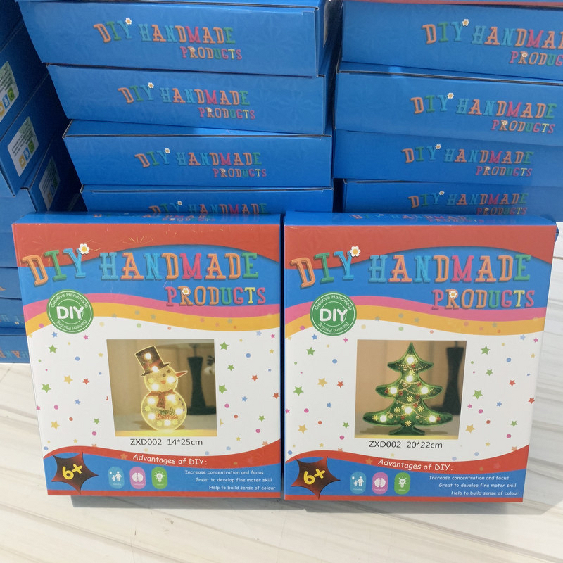 Diamond Painting Lamp Manufacturer - OEM 5D DIY Resin LED Light Snowman Tree