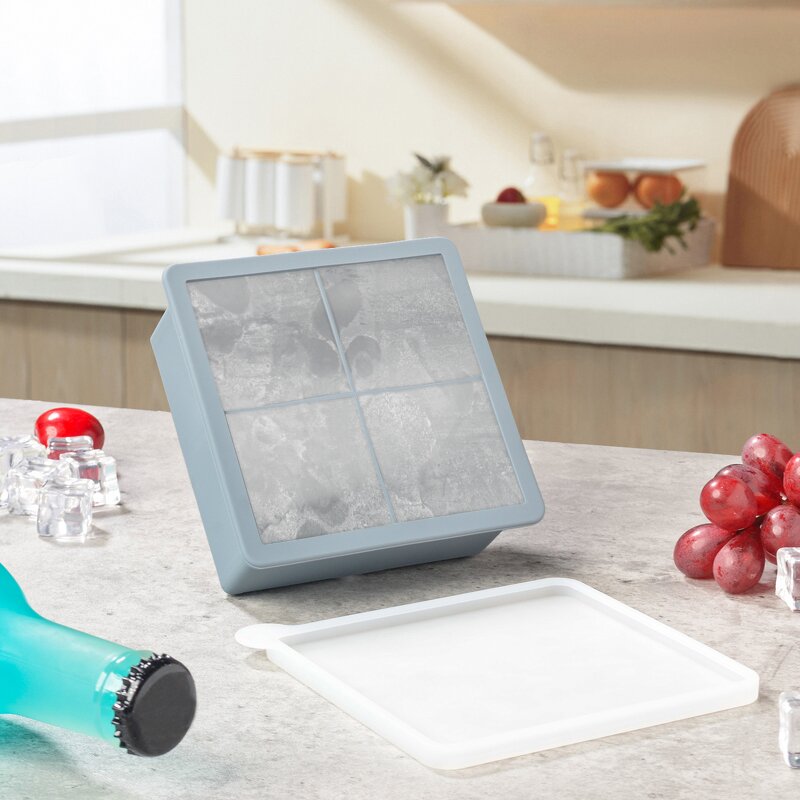 Silicone Ice Cube Tray Manufacturer - OEM Flexible Food Grade with Lid Easy Release