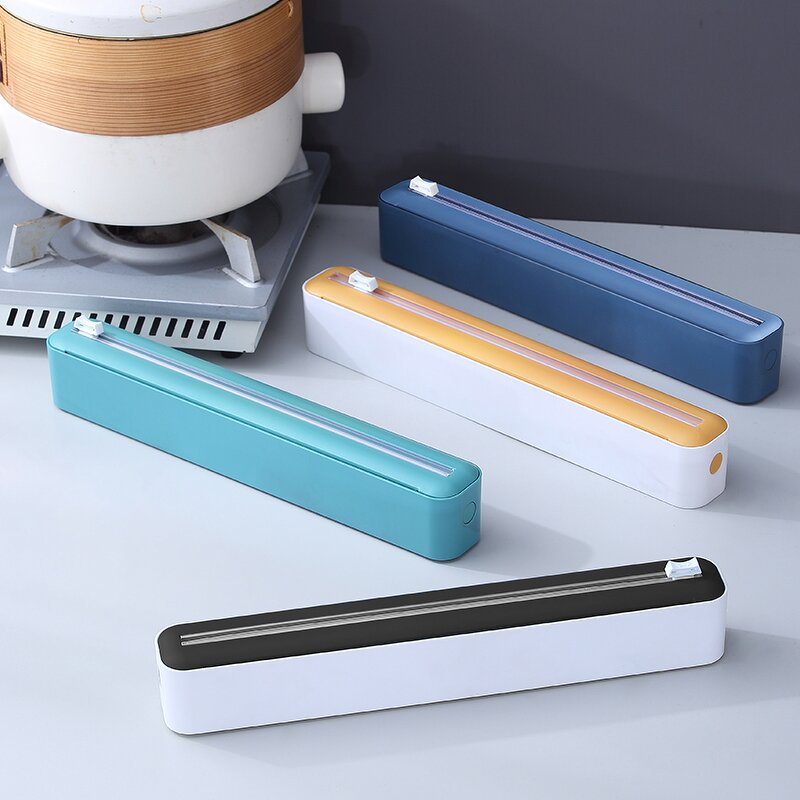 Kitchen Utensil Supplier - OEM 2-in-1 Adjustable Slider Box for Cling Film