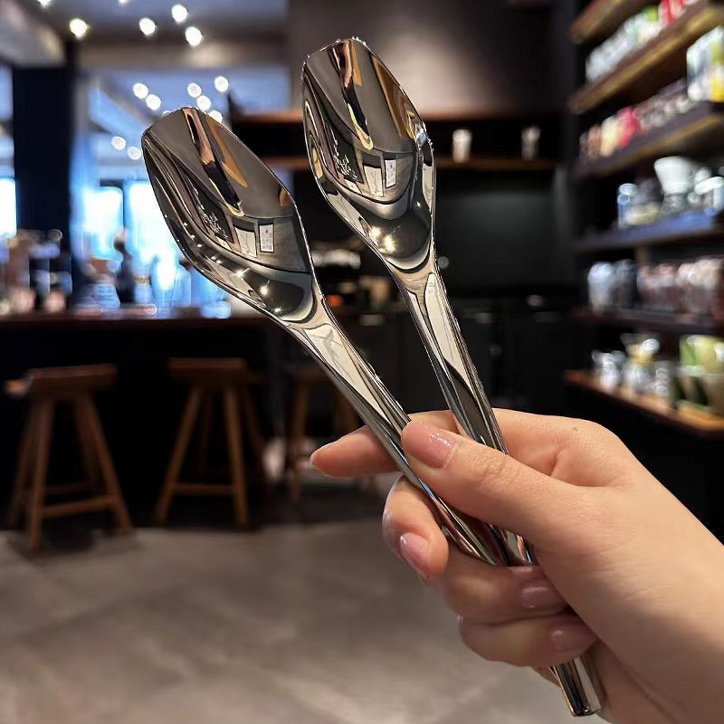 Square Head Spoon Supplier - OEM Diamond Pattern 304 Stainless Steel Mirror Polish