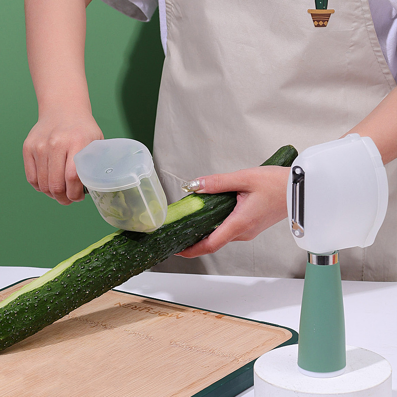 Manual Peeler Factory - OEM Creative Stainless Steel with Storage PP Material