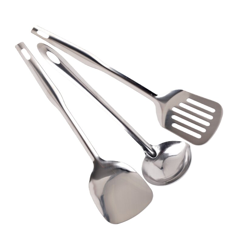 Stainless Steel Kitchen Utensils Factory - OEM New Arrivals 2025 AES Ladle Set