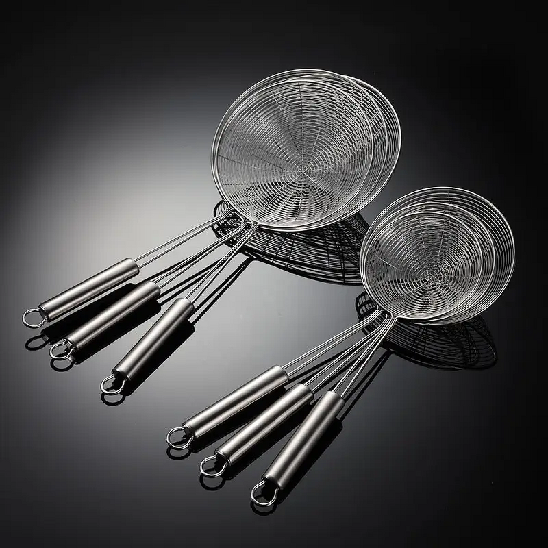 Spider Strainer Skimmer Supplier - OEM Stainless Steel Fine Mesh Frying Tool