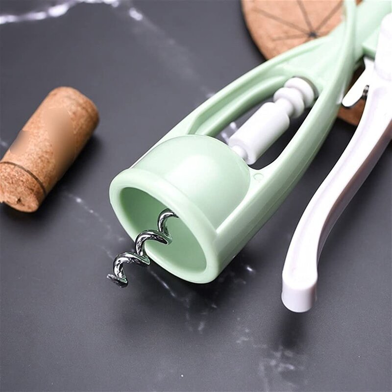 Wing Corkscrew Factory - OEM Portable Stainless Steel with Plastic Bottle Opener