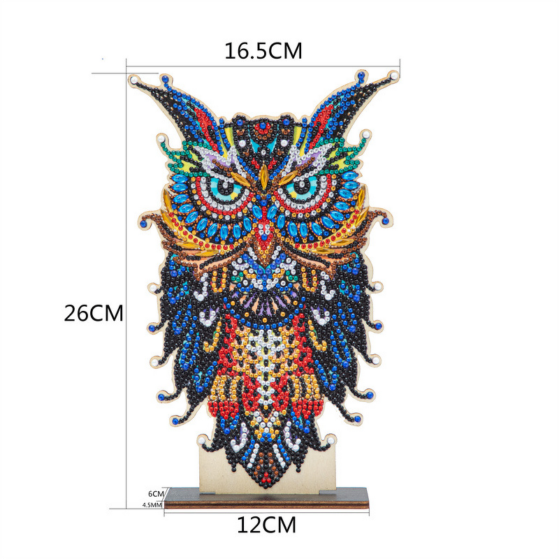 Diamond Painting Key Chain Supplier - OEM 3D Christmas Cartoon Style Printed Wooden