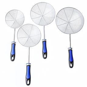 Kitchen Gadgets Supplier - OEM Hot Selling Two-Color Handle Metal Skimmer