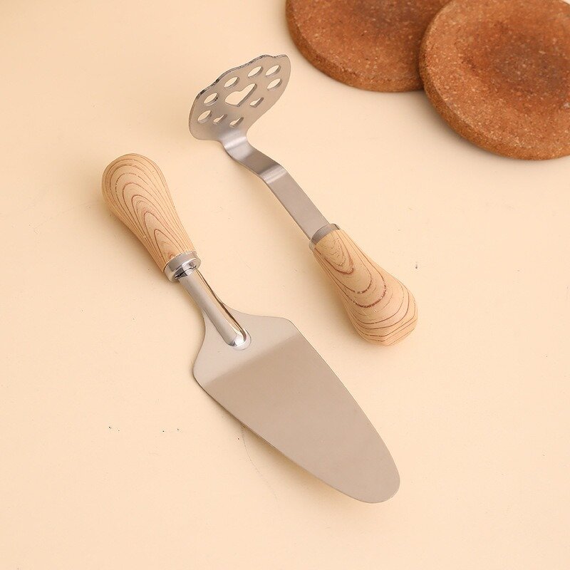 Stainless Steel Utensil Set Factory - OEM 9-Piece Plastic Handle Cooking Tools