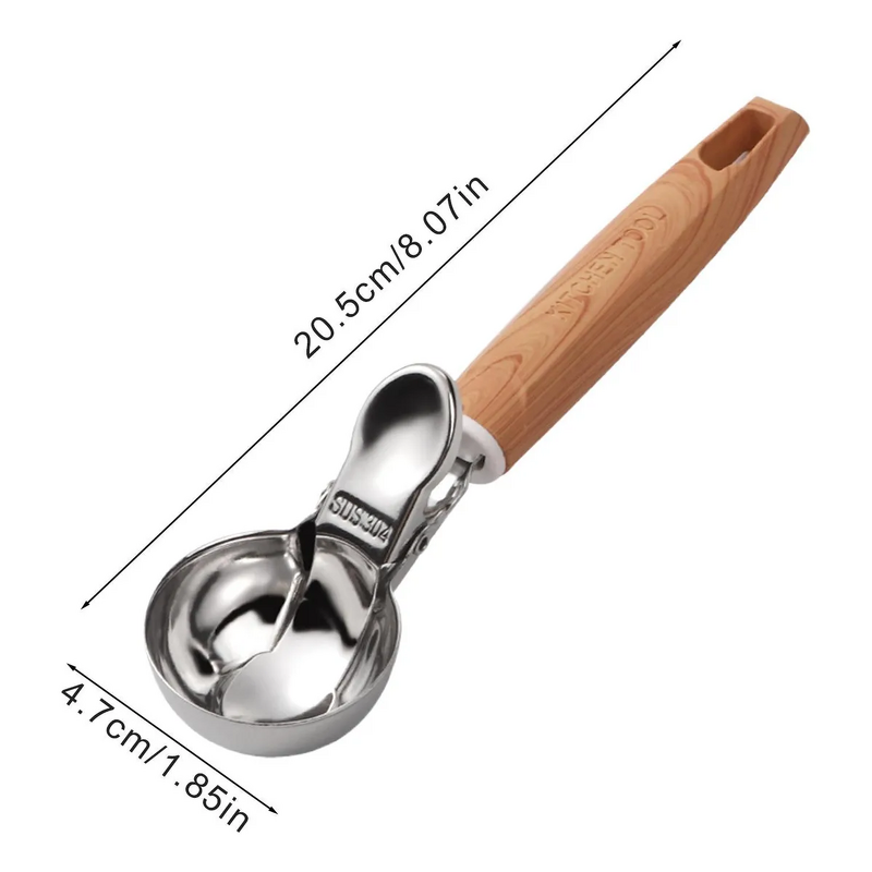 Ice Cream Scoop Supplier - OEM Wholesale Stainless Steel Cookie Dough Scooper