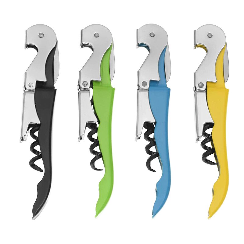 Wine Opener Supplier - OEM Wholesale Custom 3-in-1 Folding Waiter's Corkscrew