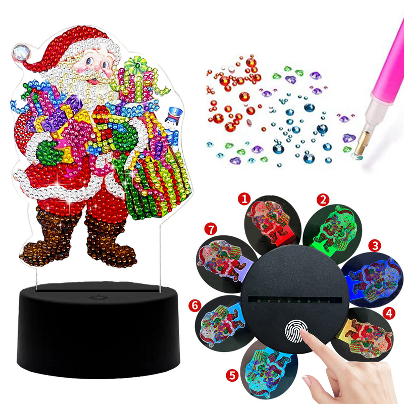 Diamond Painting Night Light Manufacturer - OEM Kids DIY USB Touch Control Printed Kit