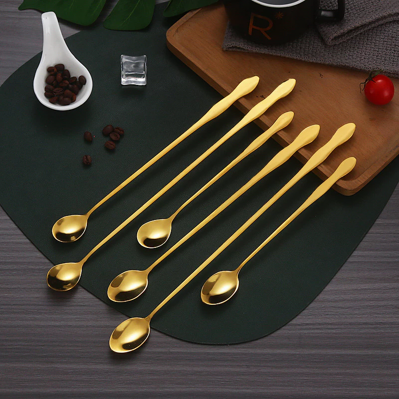 Stainless Steel Spoons Factory - OEM Factory Sale for Ice Tea Dessert Coffee