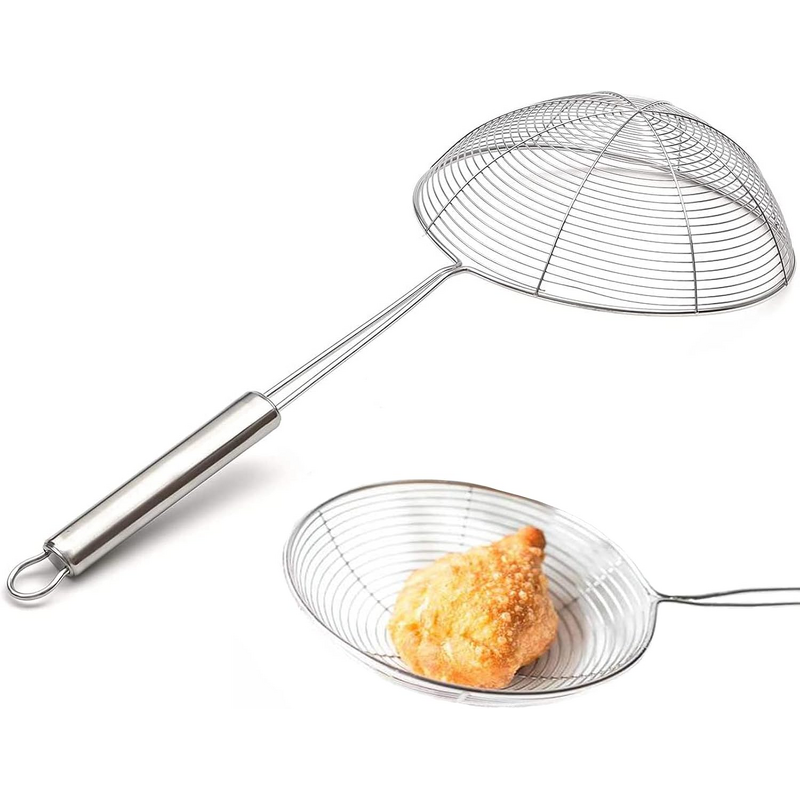 Spider Strainer Ladle Manufacturer - OEM Stainless Steel for Oil Filter Removal