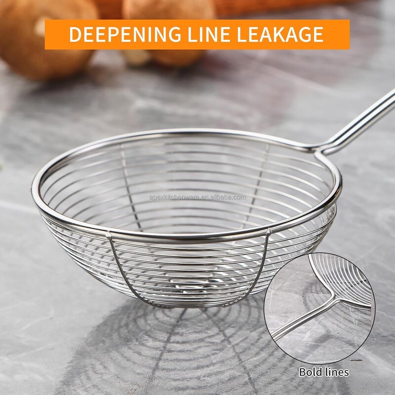 Kitchen Skimmer Supplier - OEM Slotted Spoon Heat Resistant Metal Utensil