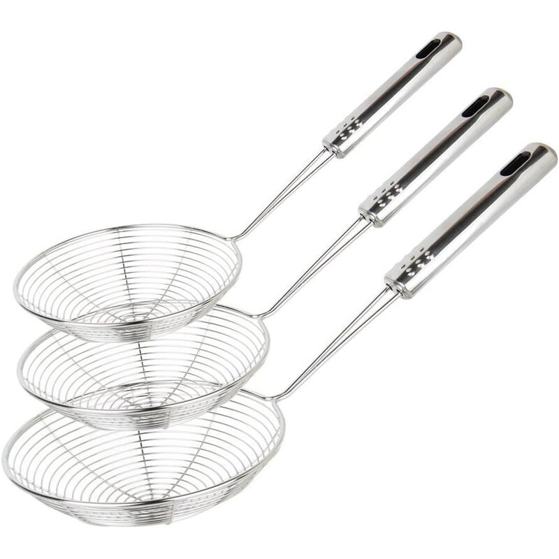 Spider Strainer Spoon Factory - OEM Popular Stainless Steel for Pasta Noodles