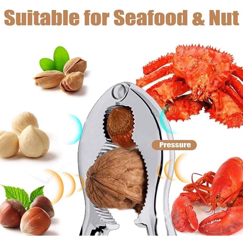 Nutcracker Manufacturer - OEM Factory Price Zinc Alloy Metal Kitchen Tool