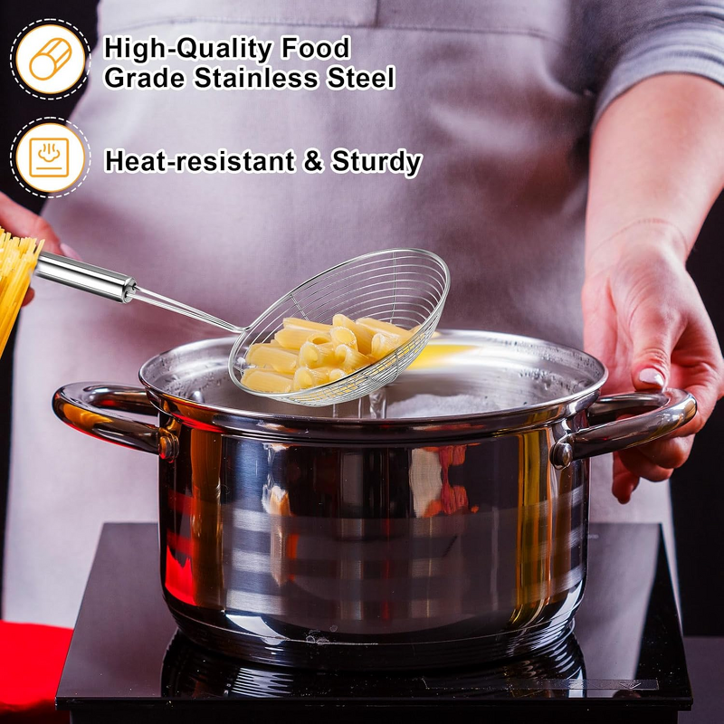 Kitchen Utensils Set Manufacturer - OEM Medium Large Size Spatula Strainer Colander