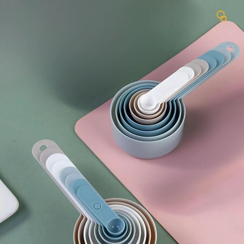 Measuring Cups Set Manufacturer - OEM Hot Sale 8pcs Plastic Kitchen Baking Tools