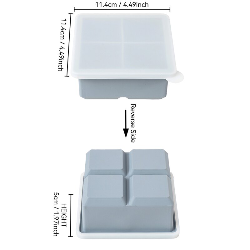 Silicone Ice Cube Tray Manufacturer - OEM Flexible Food Grade with Lid Easy Release