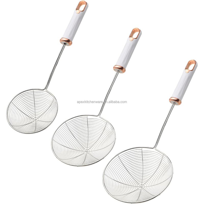 Kitchen Skimmer Supplier - OEM Slotted Spoon Heat Resistant Metal Utensil