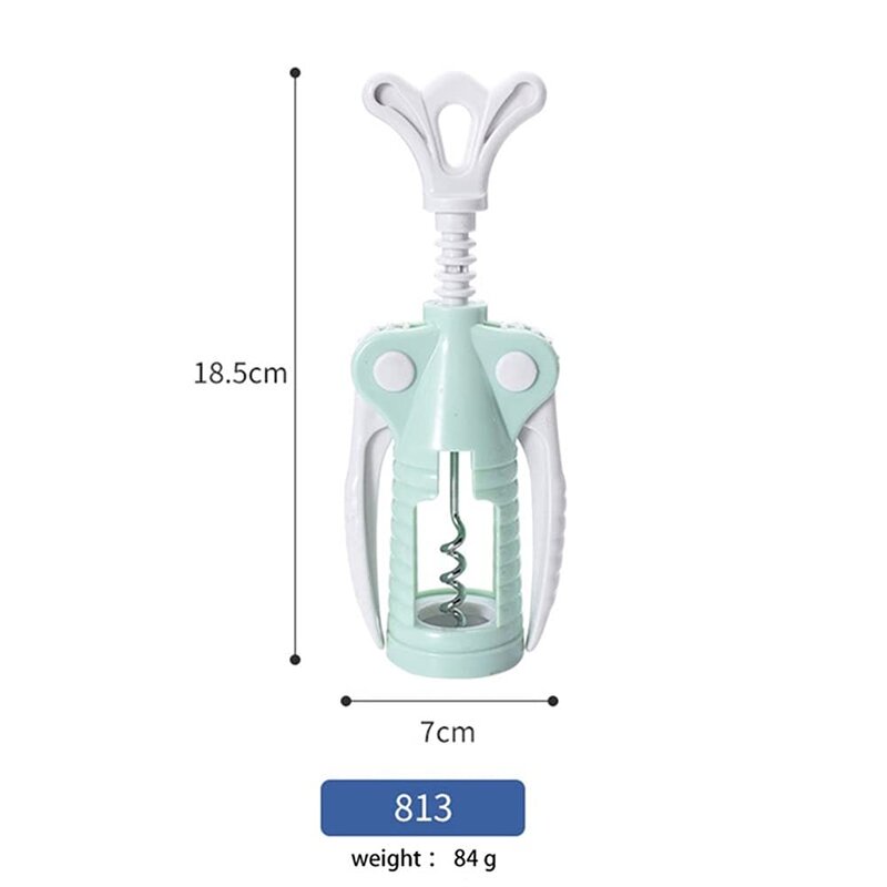 Wing Corkscrew Factory - OEM Portable Stainless Steel with Plastic Bottle Opener