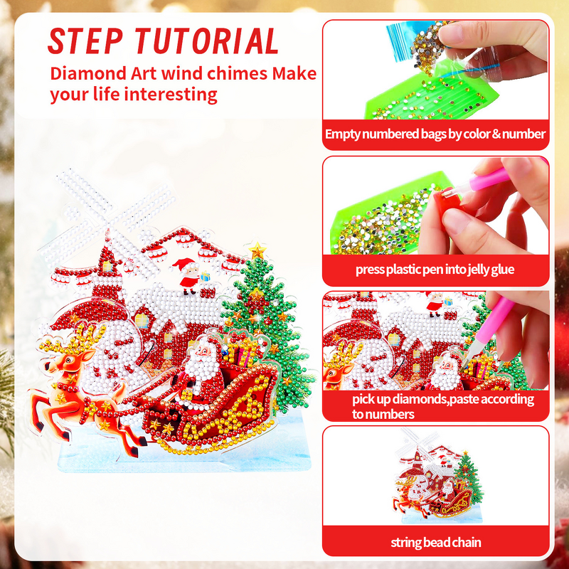 Diamond Painting Puzzle Factory - OEM Modern 3D DIY Printed Christmas Decoration