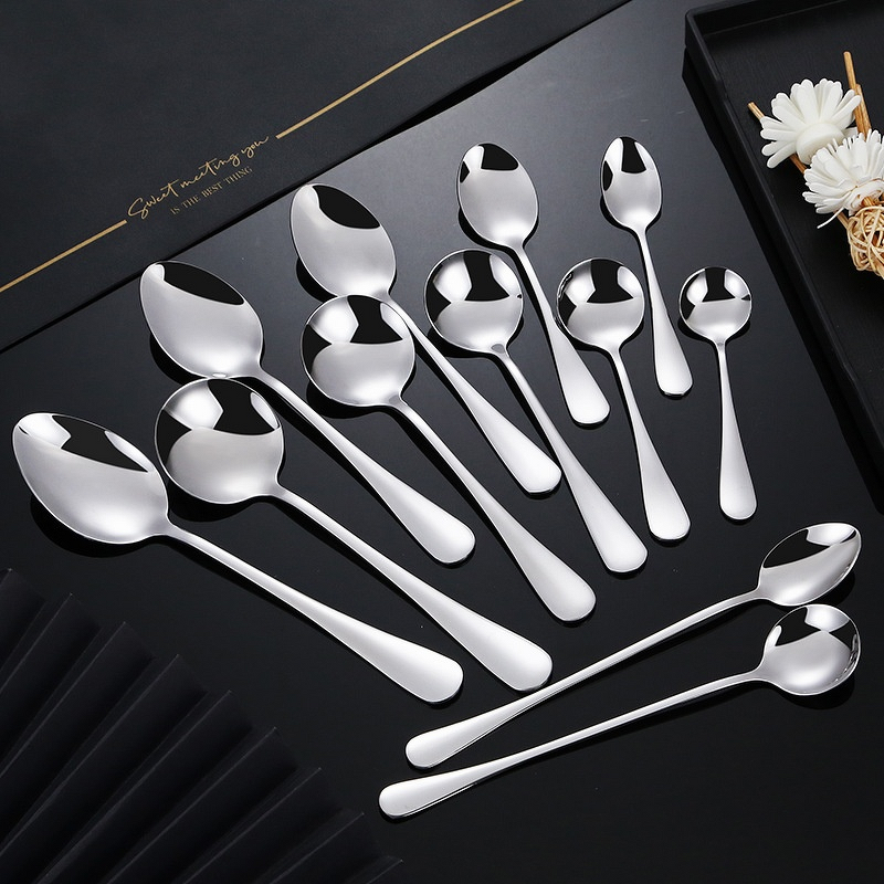Stainless Steel Spoon Factory - OEM Wholesale Thickened Mirror Polish Tableware