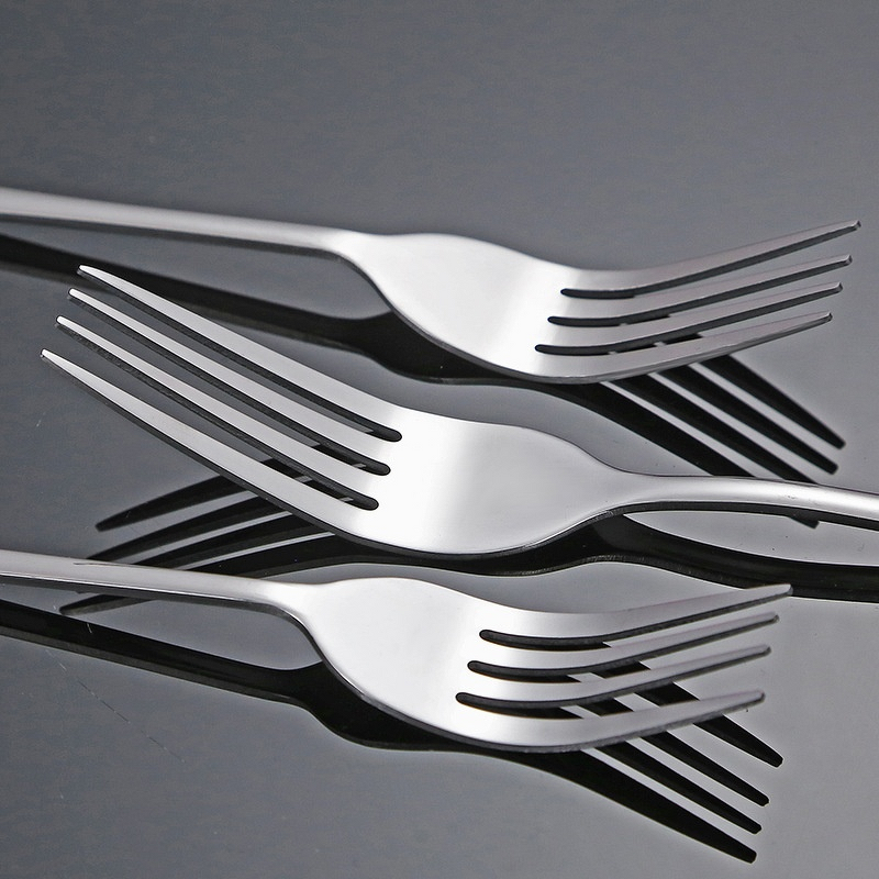 Disposable Fruit Fork Supplier - OEM Stainless Steel Thick Handle for Salad