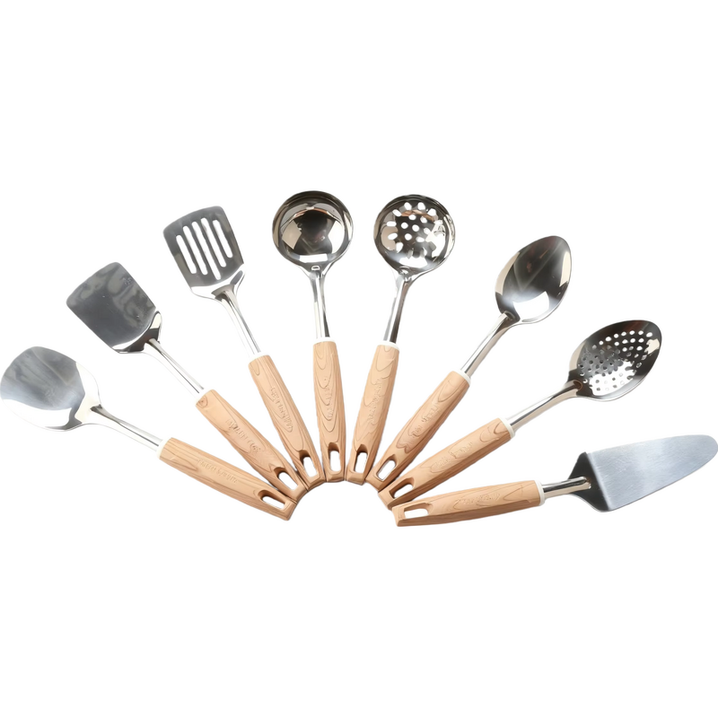Kitchen Utensil Set Supplier - OEM 2025 New 8 Piece Cookware Dishwasher Safe