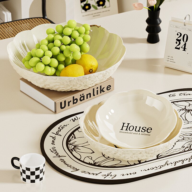 Serving Tray Factory - OEM Colorful Square PE Plastic Classic Breakfast Tray