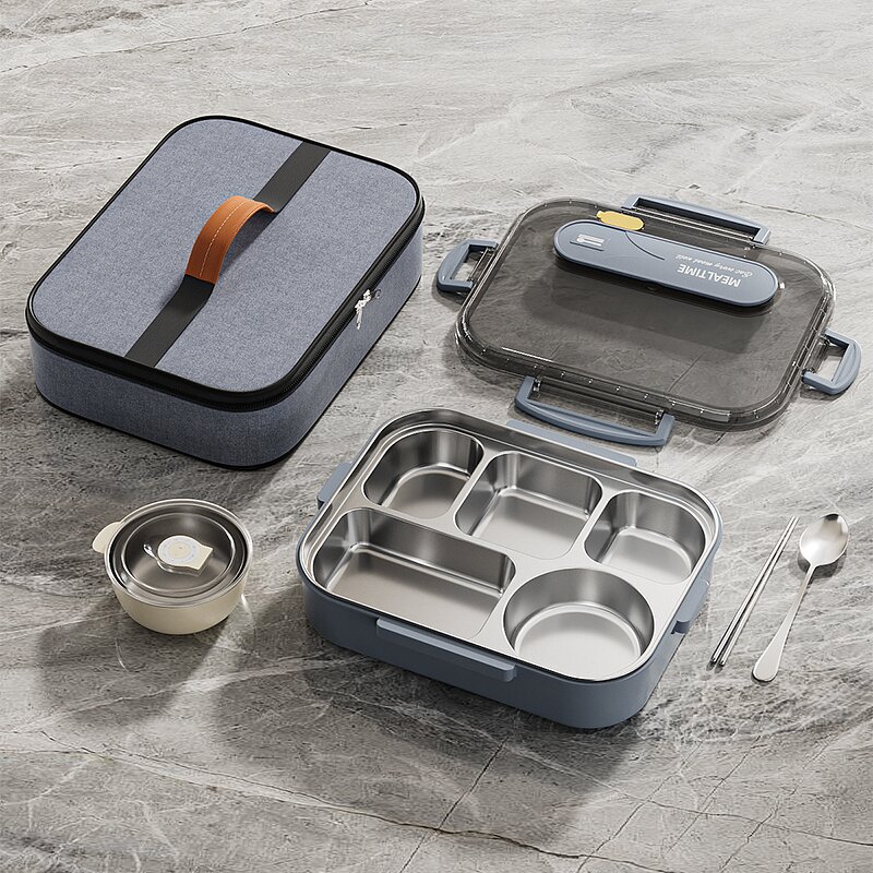 Kids Meal Tray Factory - OEM Cartoon Divider Plate 304 Stainless Steel Round