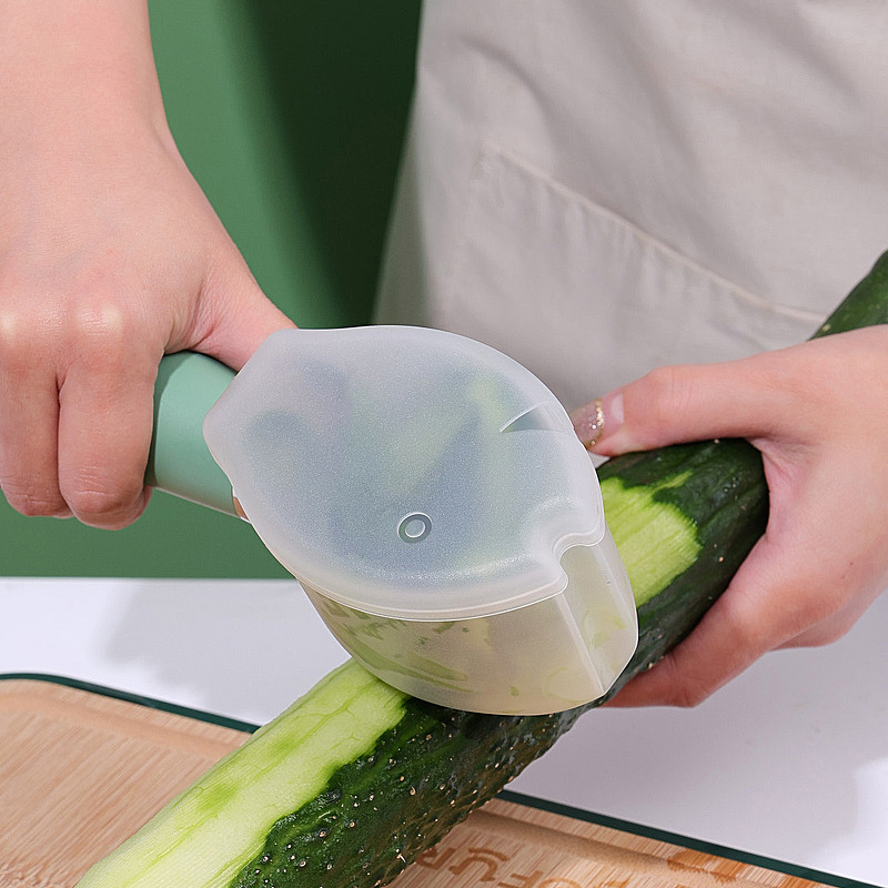 Manual Peeler Factory - OEM Creative Stainless Steel with Storage PP Material