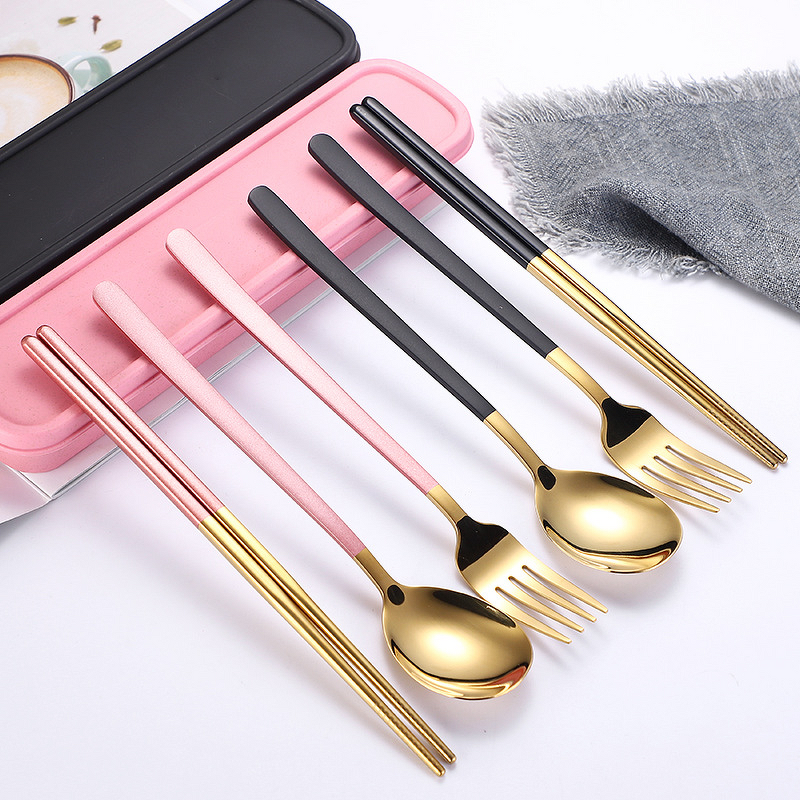 Stainless Steel Flatware Set Manufacturer - OEM Portable Disposable with Gift Case