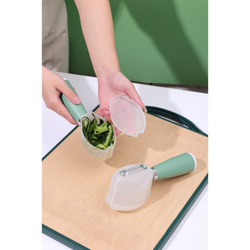 Manual Peeler Factory - OEM Creative Stainless Steel with Storage PP Material