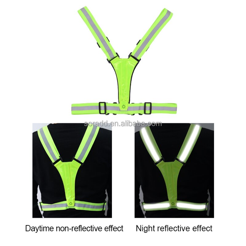 LED Safety Vest Manufacturer - OEM High Visibility USB Rechargeable