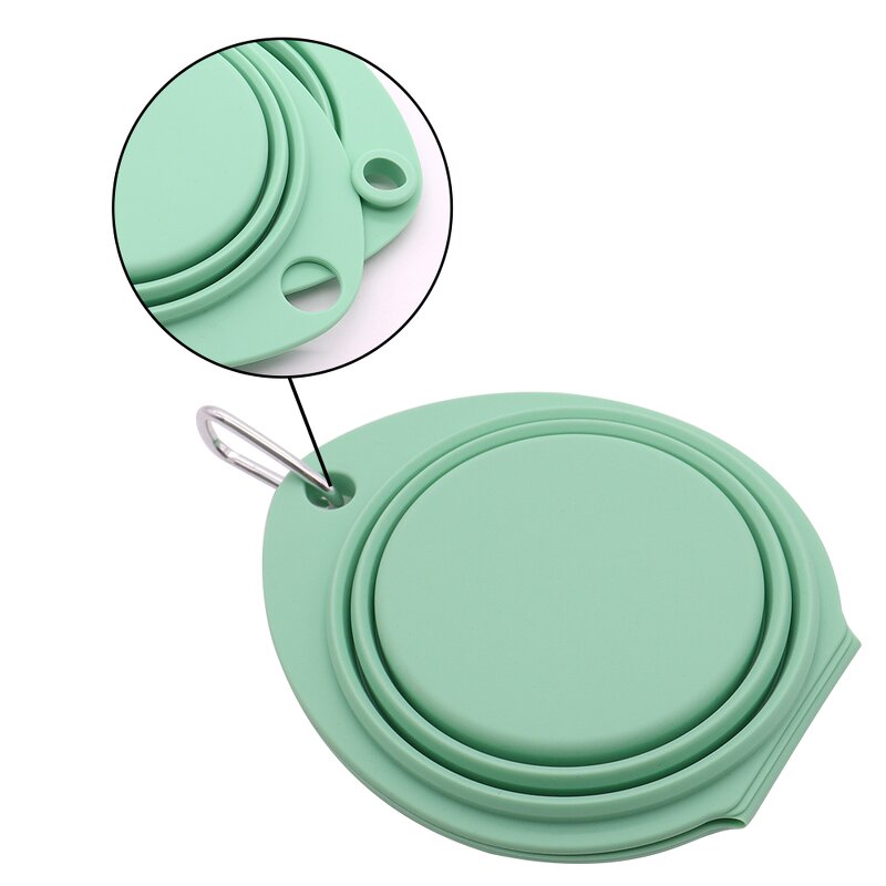 Pet Travel Bowls Factory - OEM ODM 2 in 1 Silicone Collapsible