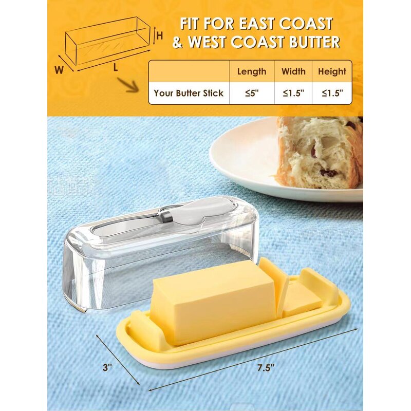 Butter Container Factory - OEM ODM Silicone Base with Lid Knife