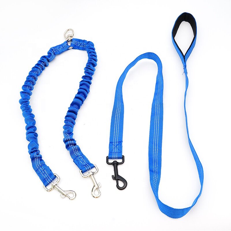 Pet Dog Leash Factory - OEM Heavy Duty Bungee Nylon Double