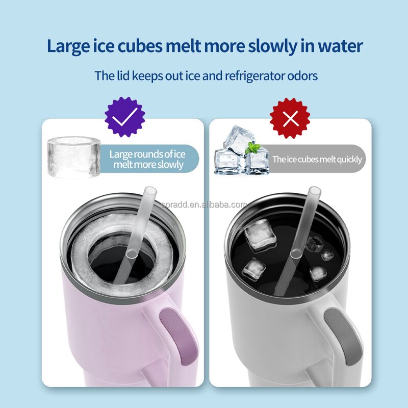 Stanley Cup Ice Mold Factory - OEM 6PCS Silicone Ice Cube Tray